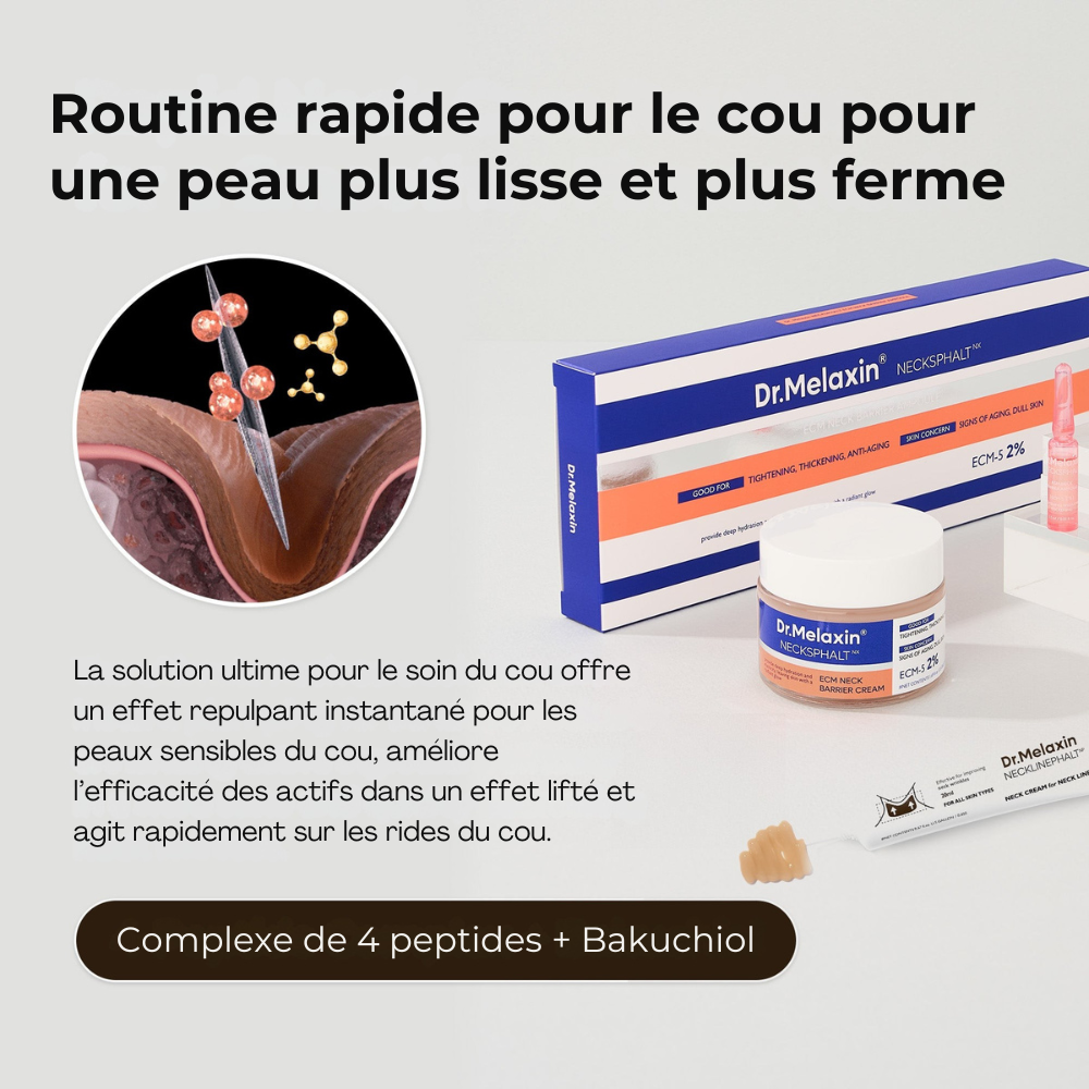 Trio Anti-Rides du Cou — Kit 3 Soins Dr.Melaxin