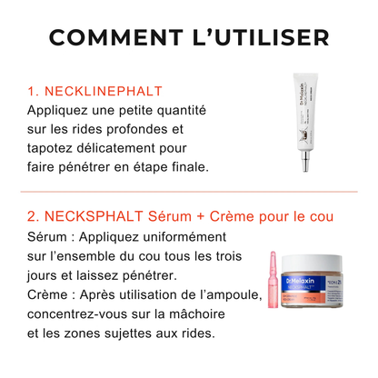 Trio Anti-Rides du Cou — Kit 3 Soins Dr.Melaxin